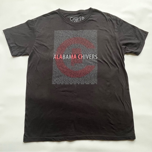 chive nation Other - Alabama Chivers Men's Black Graphic T-Shirt XL